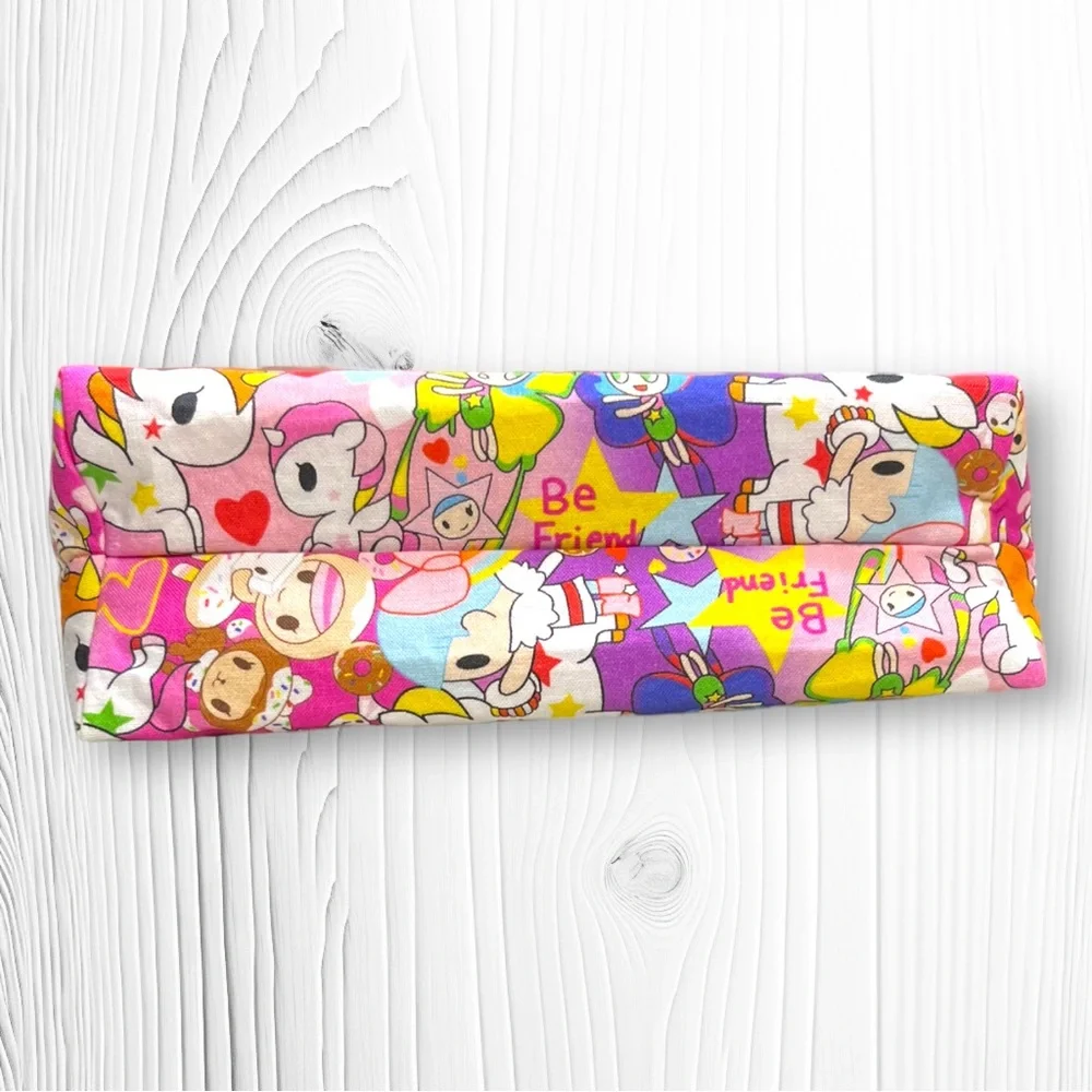 Tokidoki GF BF Zipper Pouch Pencil Case Handmade NEW